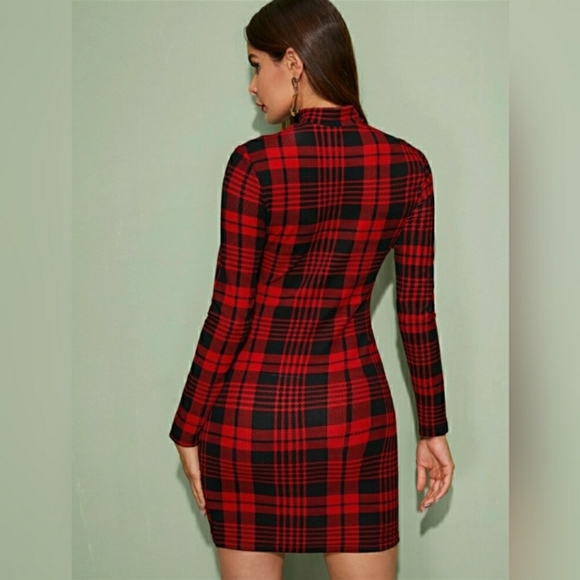 Pretty in Plaid Tartan print Mini dress - Picture 5 of 6